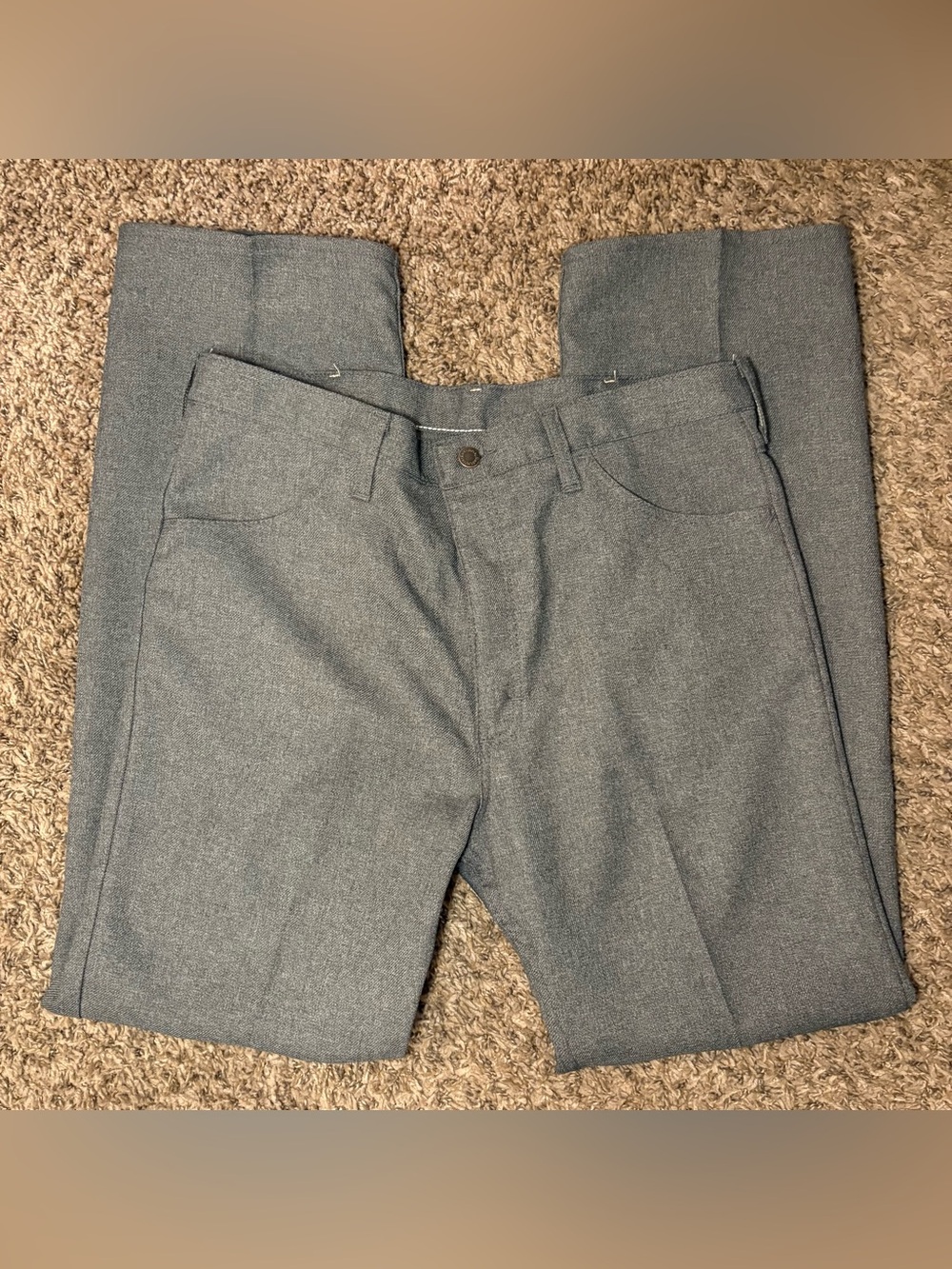 Vintage Wrangler Grey Slacks - 36x32 - Made in USA